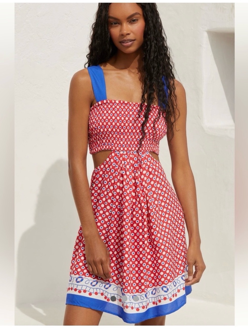 Celadon The Piper Bandeau Cutout Mini Dress